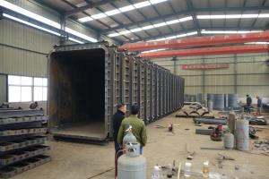 方墩模板加工现场